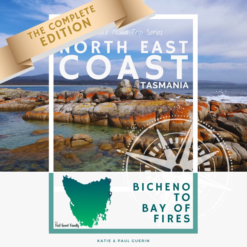 Bicheno to Bay of Fires road trip guide covering Tasmania’s North East Coast